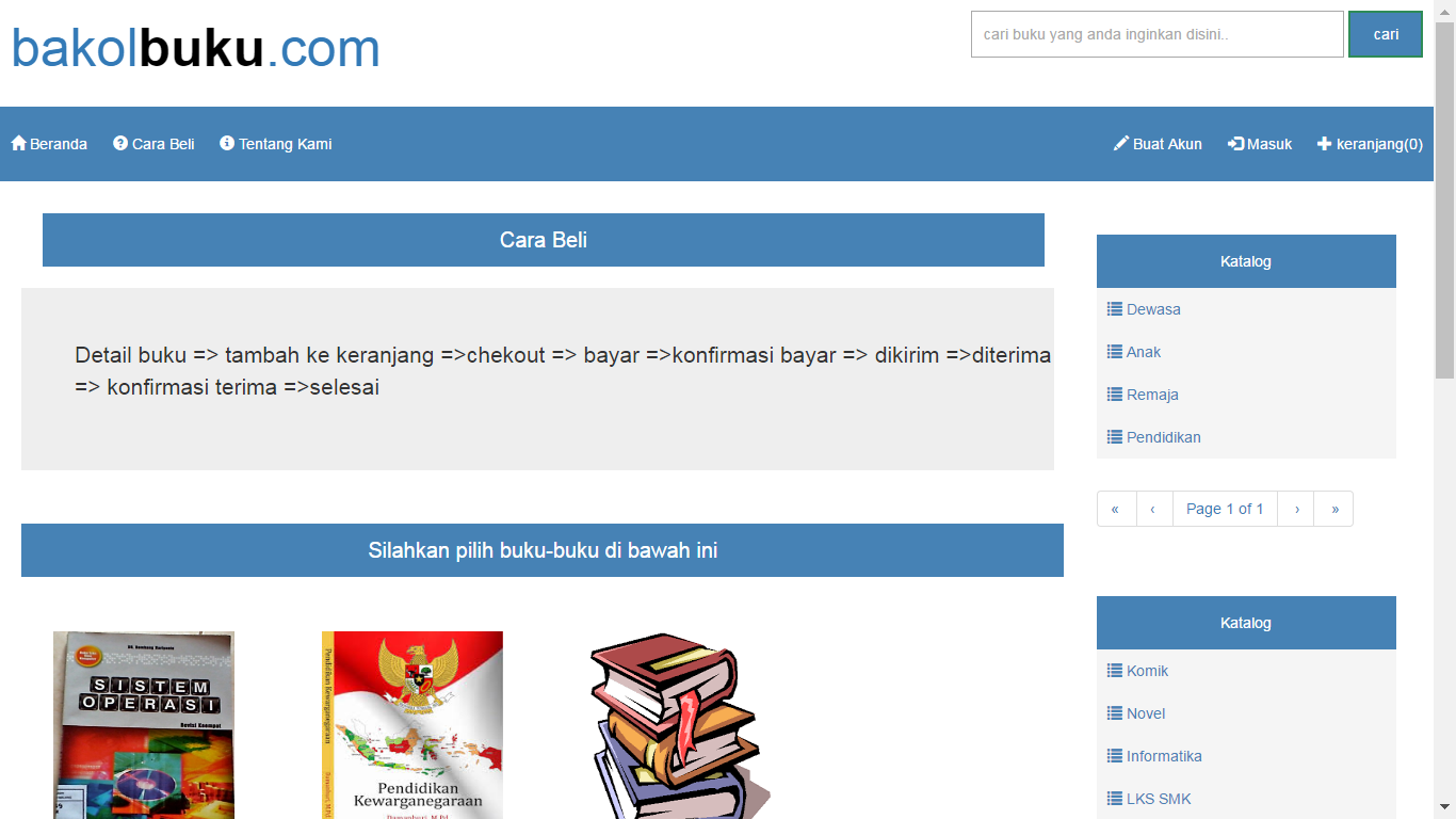 Download aplikasi beli buku online terlengkap berbasis web